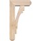 Ekena Millwork Merced Craftsman Smooth Bracket w/ Offset Brace, Douglas Fir, 5 1/2"W x 14"D x 26"H BKT0604X14X26MRC04SDF - alternate 2